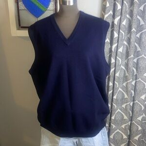 LL Bean 100% lamb’s wool sweater vest